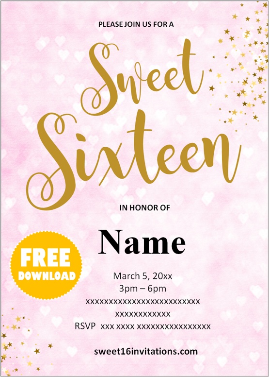 cheap sweet 16 invitations