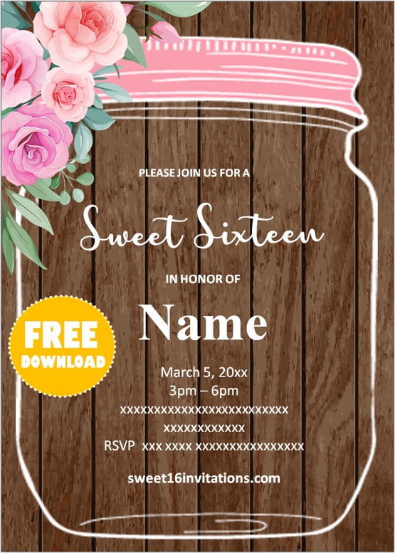 cheap sweet 16 invitations