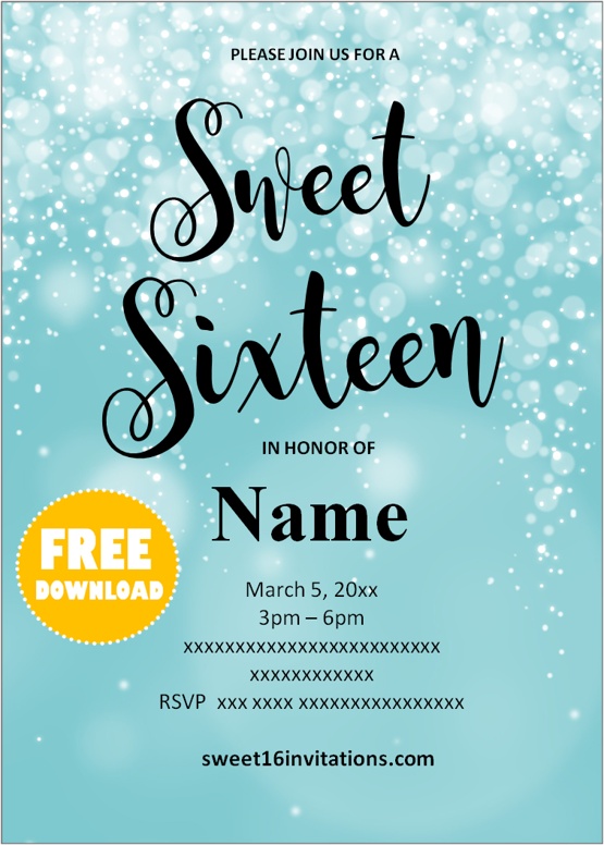 free-printable-teal-sweet-16-invitations-templates-sweet-16-invitations